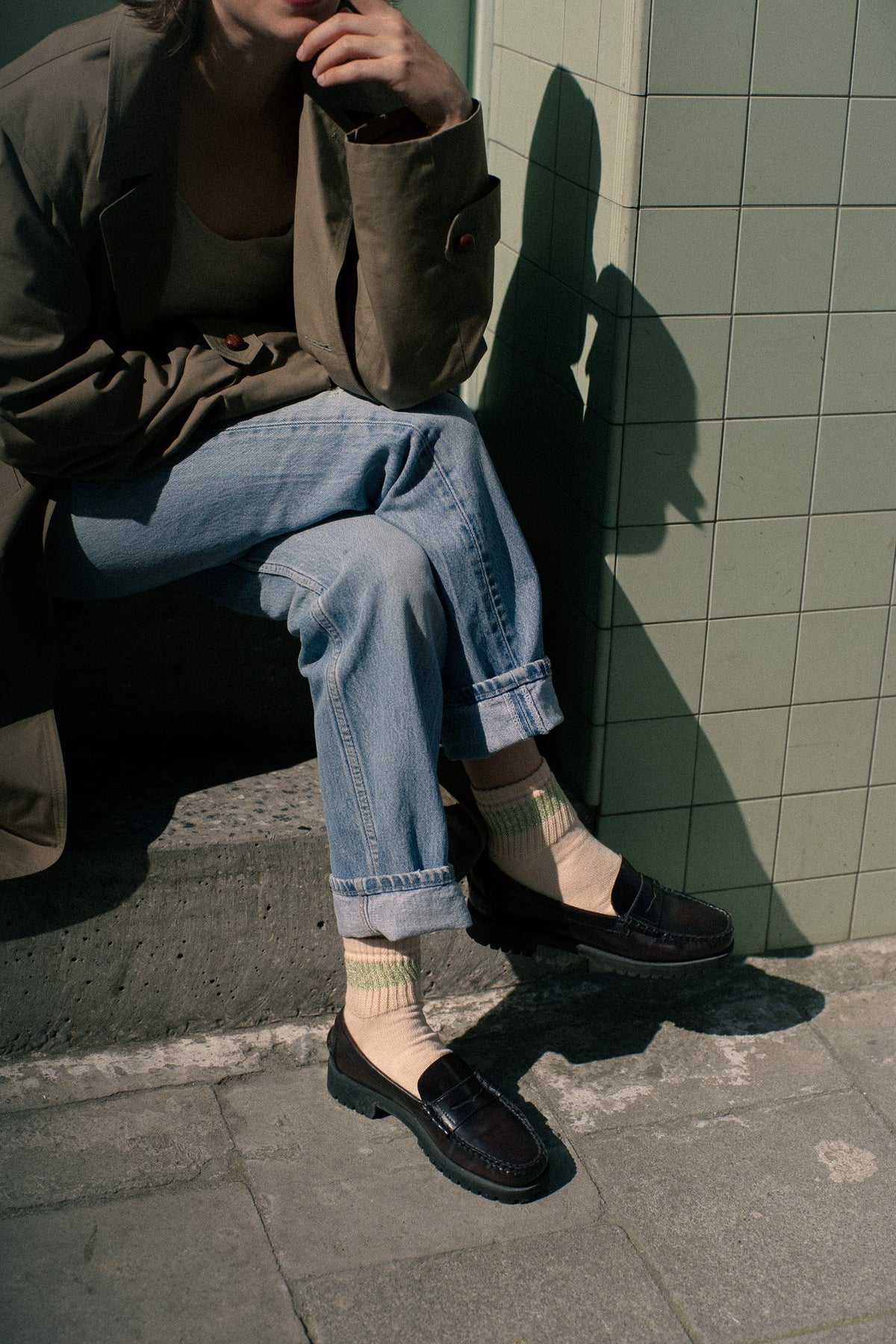 Escuyer socks with loafers — the effortlessly stylish combination for women and men, made in Portugal