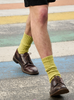 Men Crew Socks - Black - Escuyer