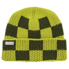 Checkered Merino Beanie - Yellow / Khaki - Escuyer