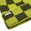 Checkered Merino Beanie - Yellow / Khaki - Escuyer