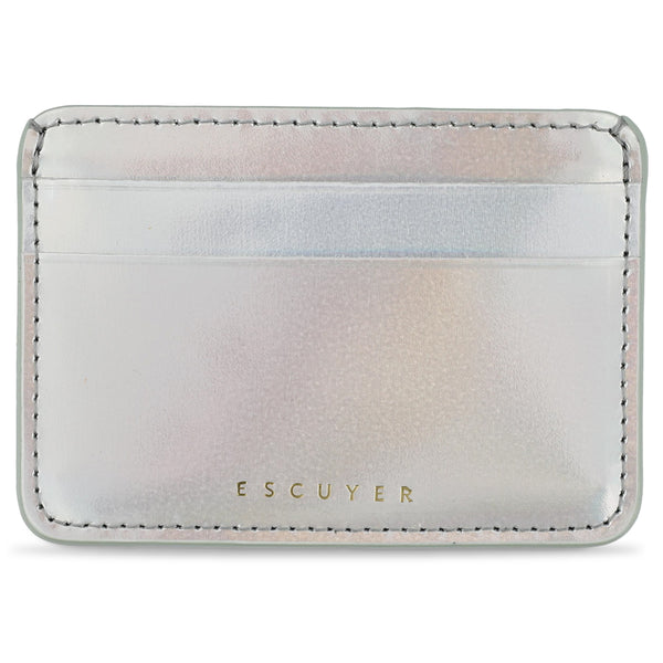 Cardholder - Argent Métallisé Iridescent - Escuyer