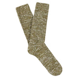 Men Melange Socks - Dark Khaki