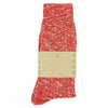 Men Melange Socks - Orange - Escuyer