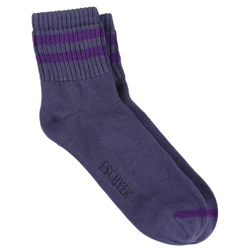 Men Ankle Socks Off Black and Green, summer socks made of cotton and crafted in Portugal