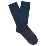 Men Colour Block Socks Blue / Blue - Escuyer