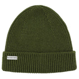 Vert de gris grey-green ribbed merino wool beanie by Escuyer