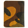 Camouflage-patterned cardholder. Handmade in Portugal from Italian vegetable tanned leather. ESCUYER  branding inside