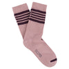 Women 5 Stripes Socks - Pink / Wine - Escuyer