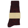 Women Melange Socks - Navy / Red - Escuyer