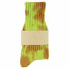 Women Tie Dye Socks - Rust / Lime - Escuyer