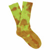 Women Tie Dye Socks - Rust / Lime - Escuyer