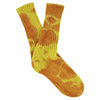 Women Tie Dye Socks - Rust / Yellow - Escuyer