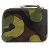Camouflage-patterned wallet, Handmade in Portugal from Italian vegetable tanned leather