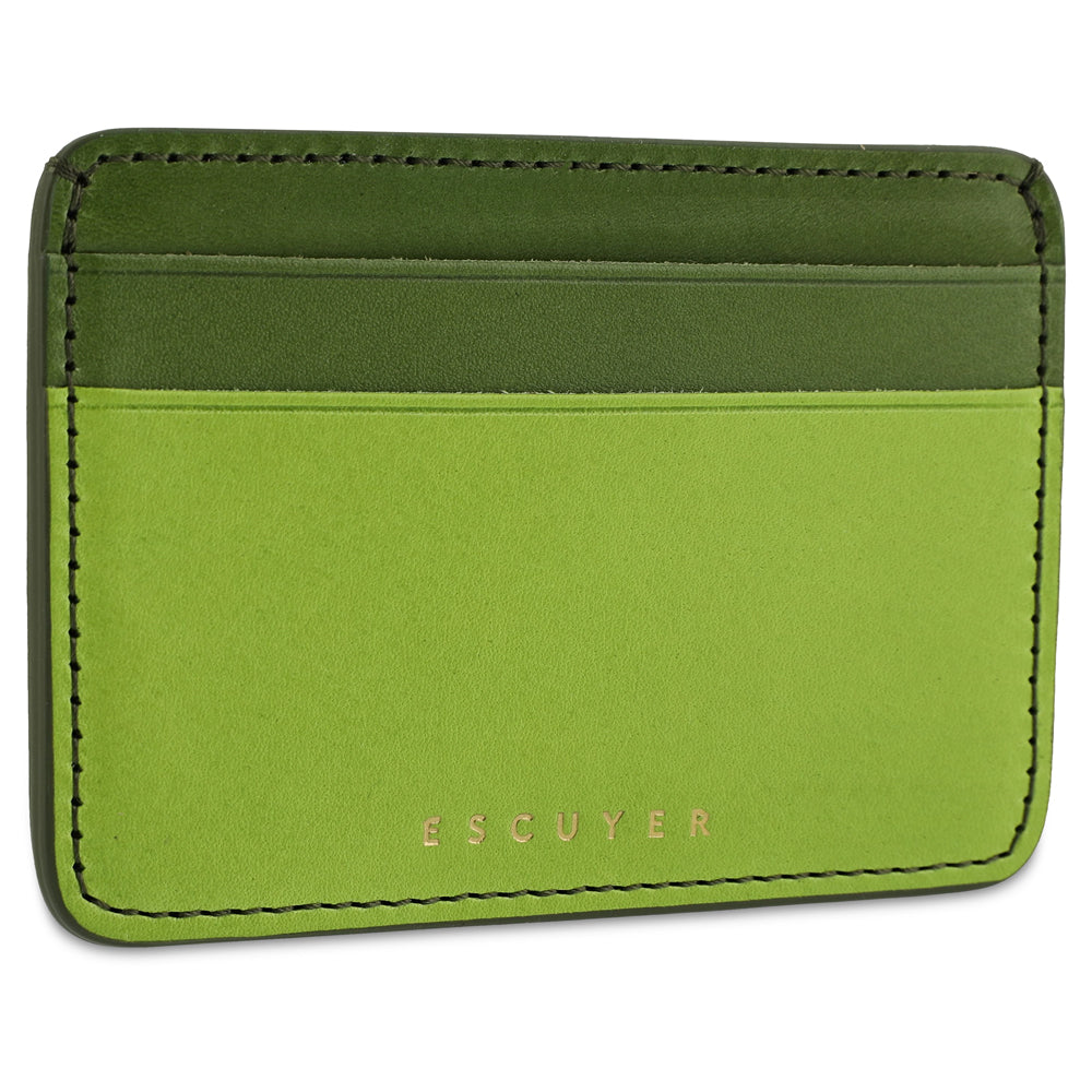 Cardholder - Clorofilla / Lime - Escuyer
