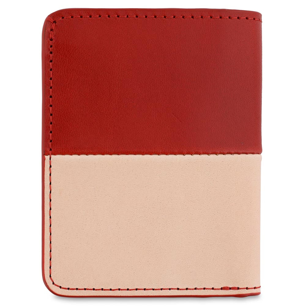 Slim Wallet - Red / Pink - Escuyer