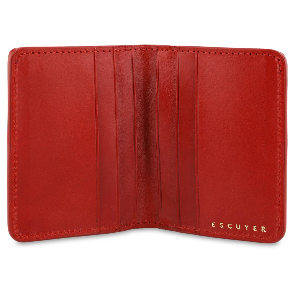 Slim Wallet - Red / Pink - Escuyer