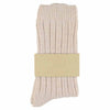 Pink socks made of wool and cashmere, made in Portugal 