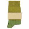 Women Block Socks - Gold / Bronze - Escuyer