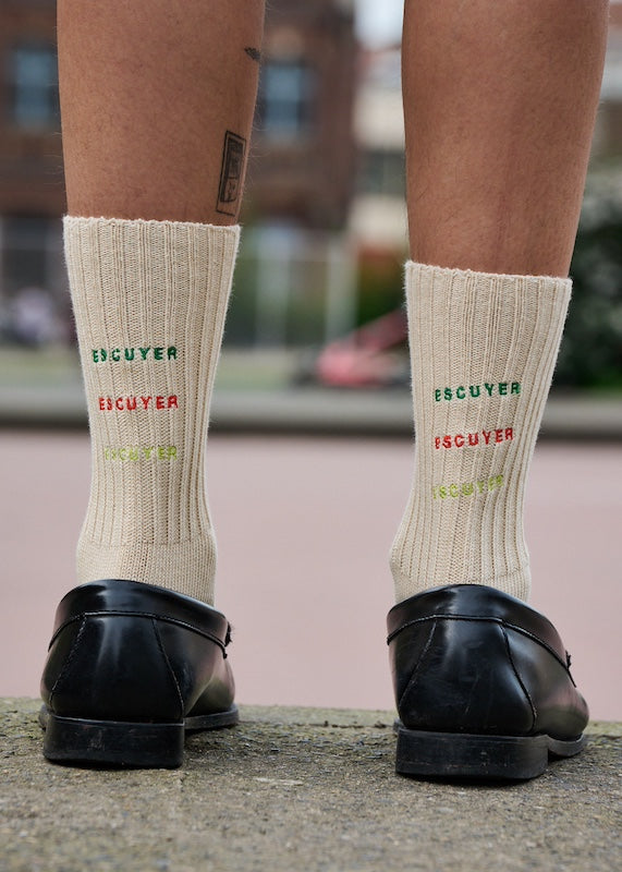 Women Crew Socks - Logo - Escuyer