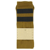 Unisex Tube Socks Cumin Off Black - Escuyer