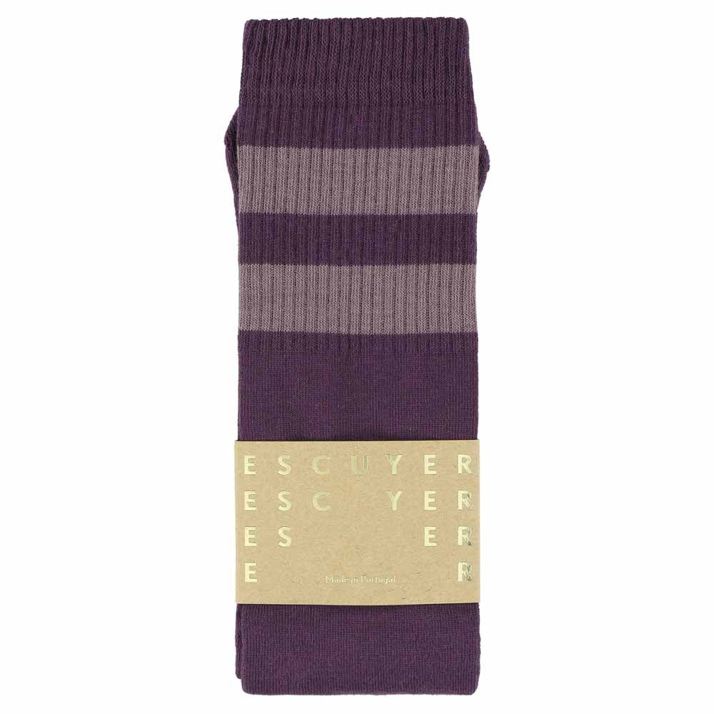 Unisex Tube Socks Purple - Escuyer