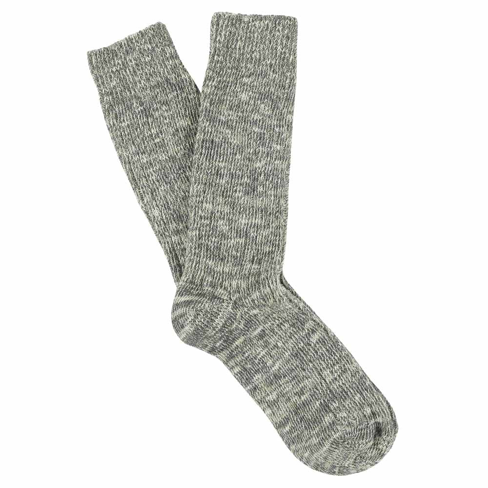 Men Melange Socks - Light Grey - Escuyer