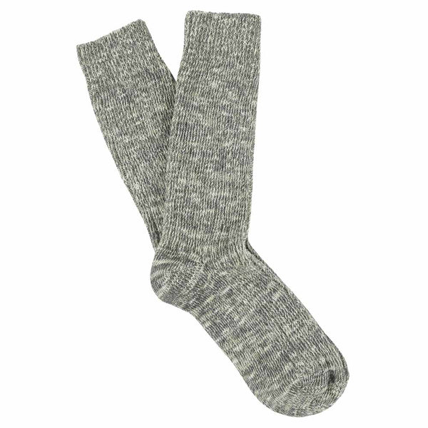 Men Melange Socks - Light Grey - Escuyer