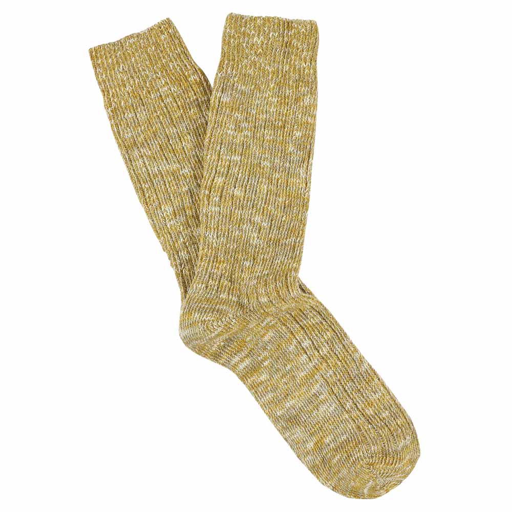 Men Melange Socks - Mustard - Escuyer