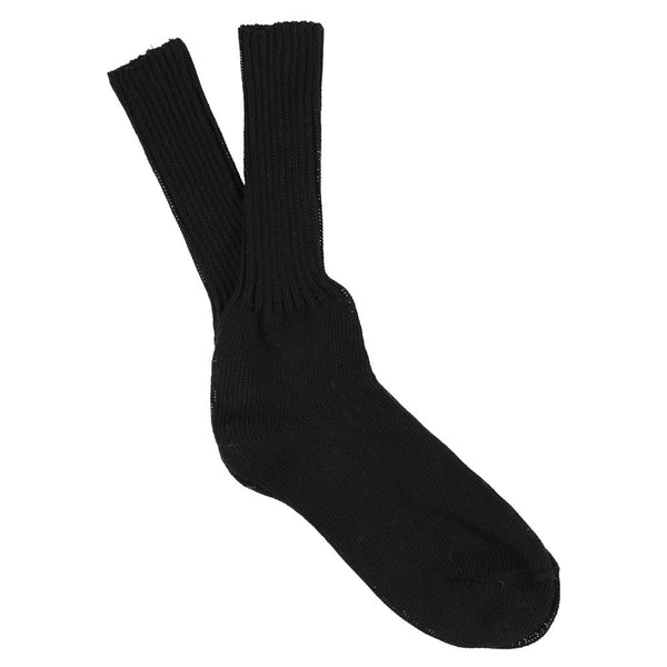Men Crew Socks - Black - Escuyer