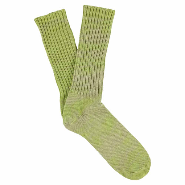 Men Tie Dye Socks - Spring Green - Escuyer