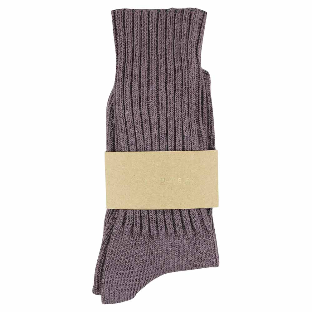 Women Crew Socks - Off Purple - Escuyer