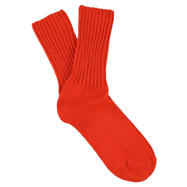 Women Crew Socks - Orange - Escuyer