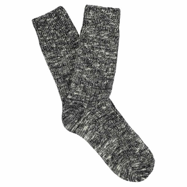 Women Melange Socks - Black - Escuyer