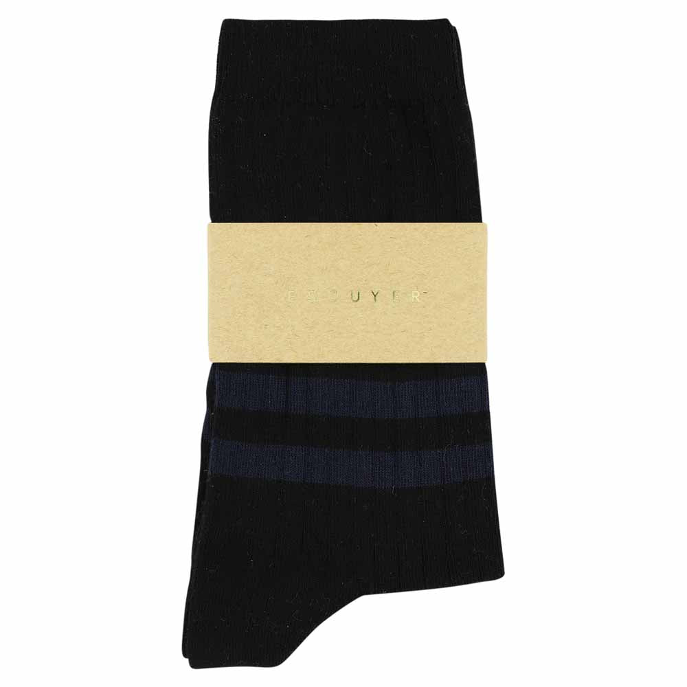 Women Stripes - Black / Blue - Escuyer