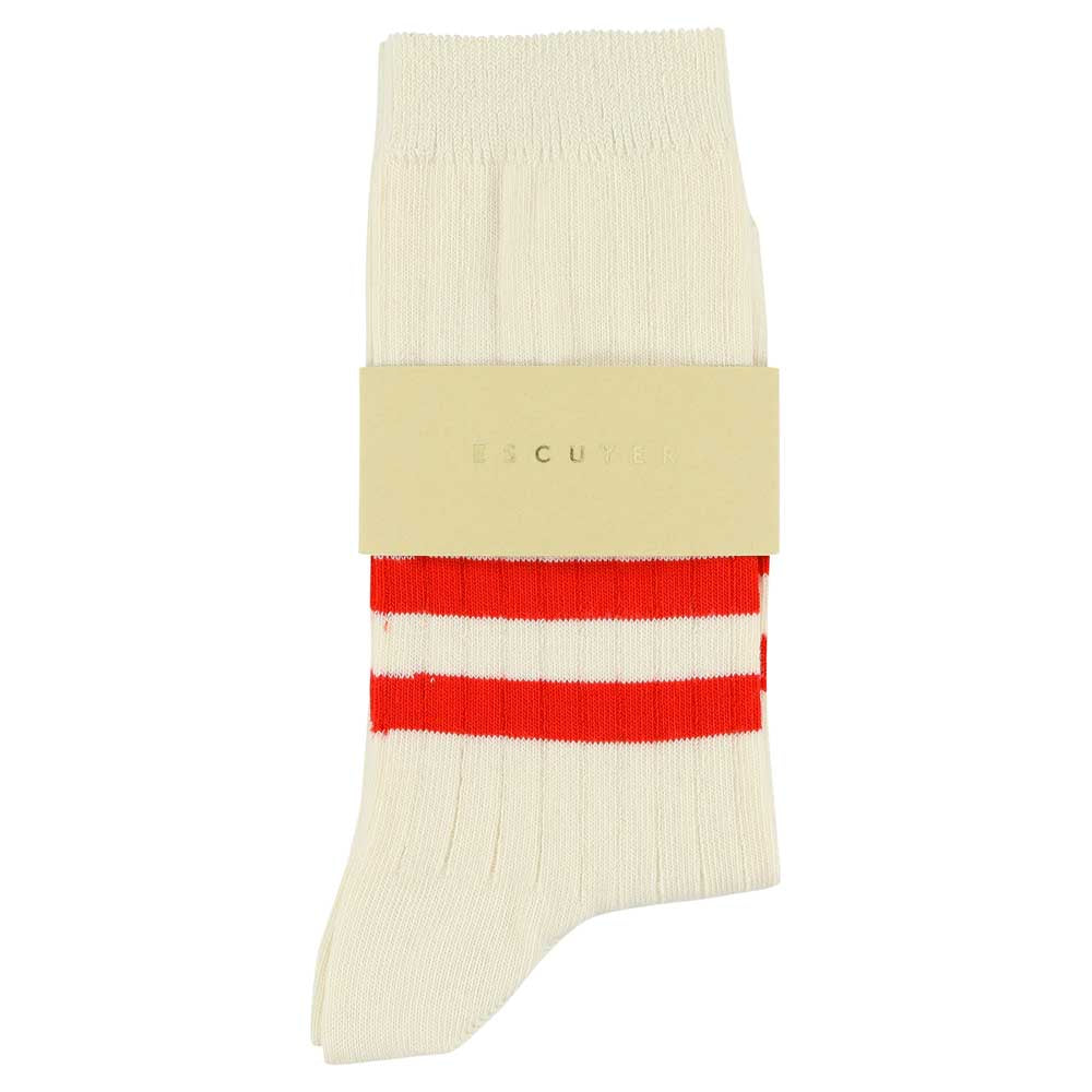 Women Stripes Ecru / Orange - Escuyer