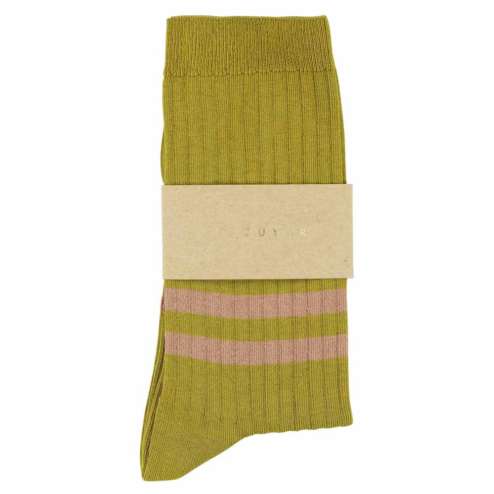 Women Stripes - Mustard / Pink - Escuyer