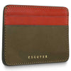 Cardholder - Khaki / Orange - Escuyer