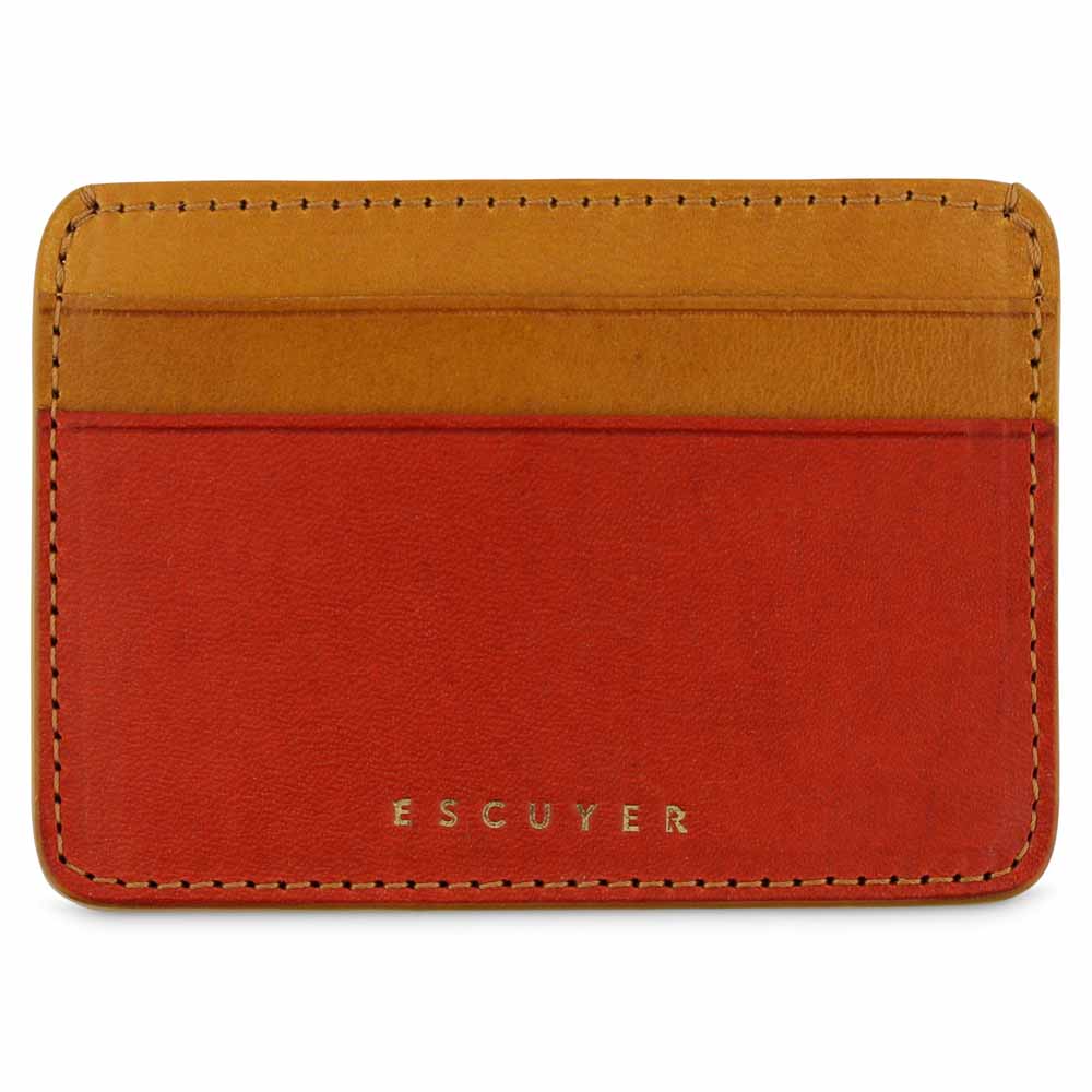 Cardholder - Orange / Mustard - Escuyer