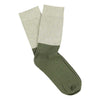 Lurex Block Socks - Gold  / Olive - Escuyer