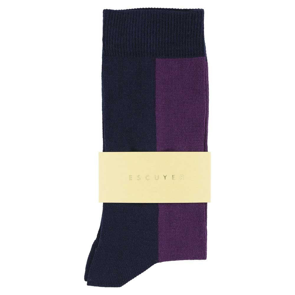 Women Chess Socks - Dress Blue / Purple - Escuyer