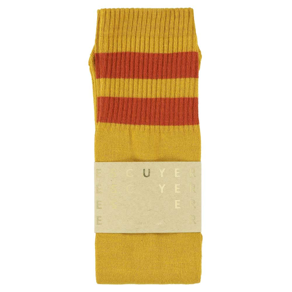 Unisex Tube Socks - Mustard / Orange - Escuyer