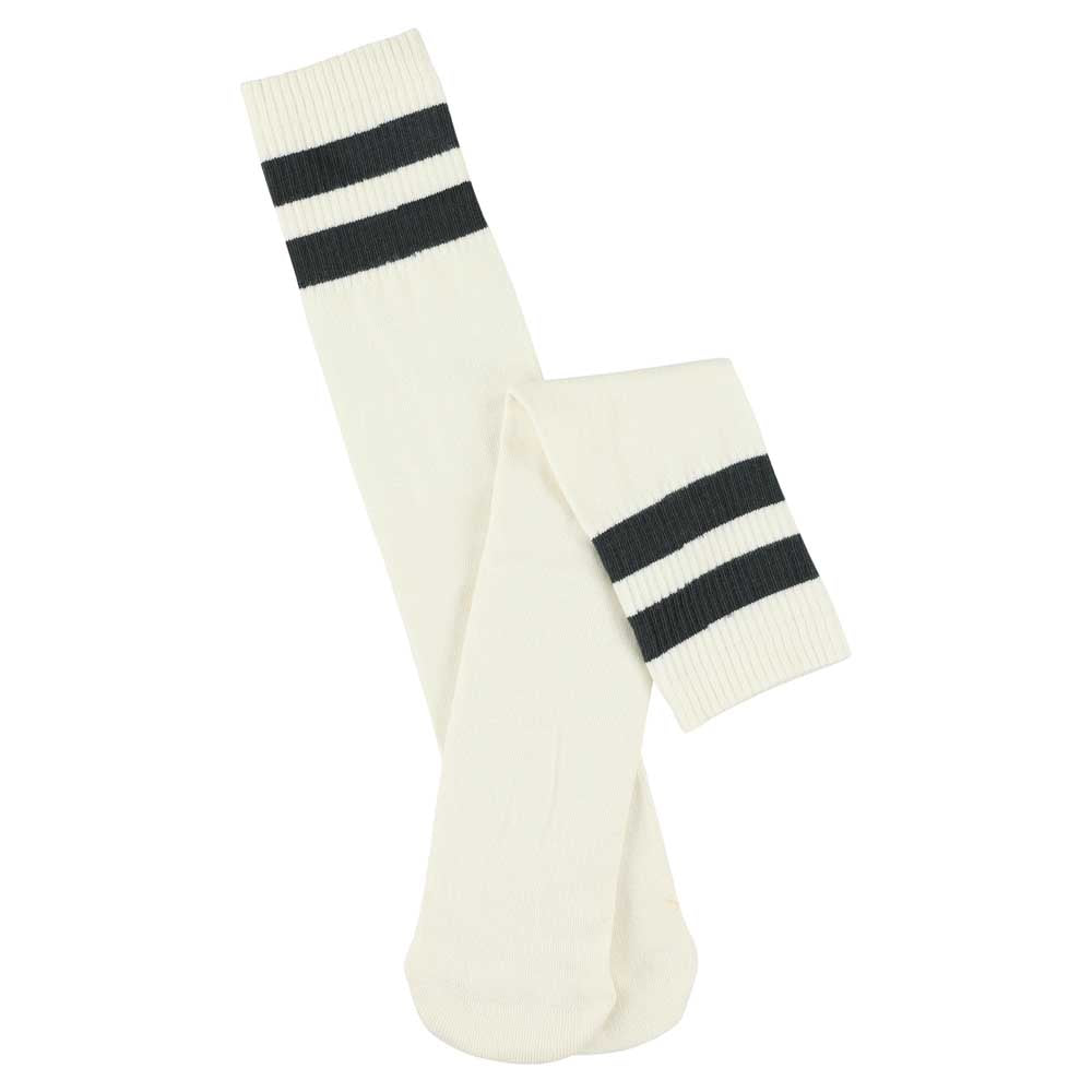 Unisex Tube Socks - Off White / Navy - Escuyer