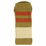 Unisex Tube Socks - Olive / Brick - Escuyer