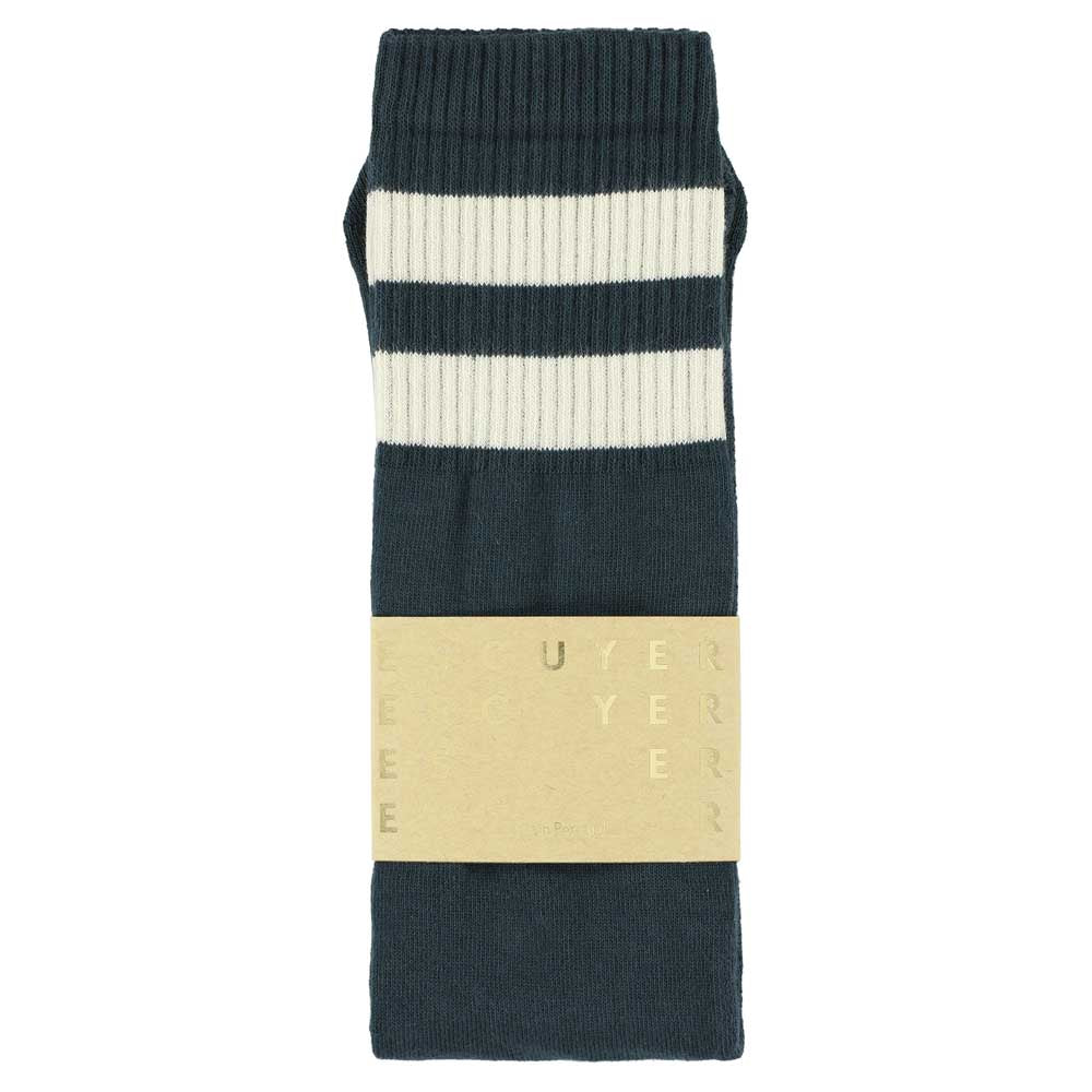 Unisex Tube Socks - Navy / Ecru - Escuyer